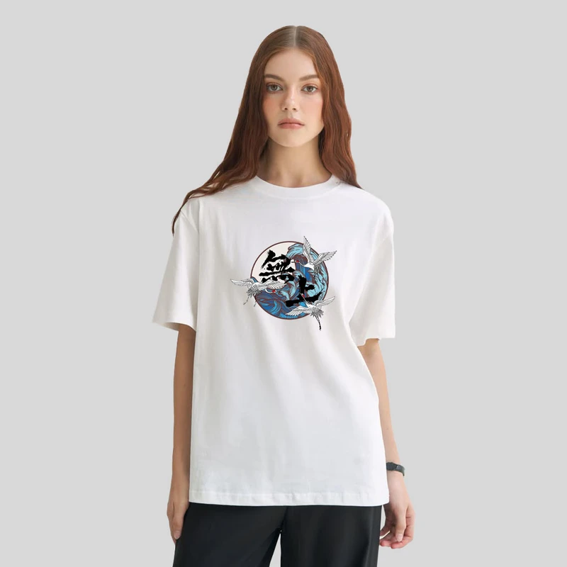 تی شرت لانگ زنانه پنبه دورو مدل لک لک