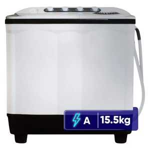 ماشین لباسشویی دو قلو 15.5 کیلوگرم نیمه اتوماتیک پاکشوما مدل ptf 1504 aj