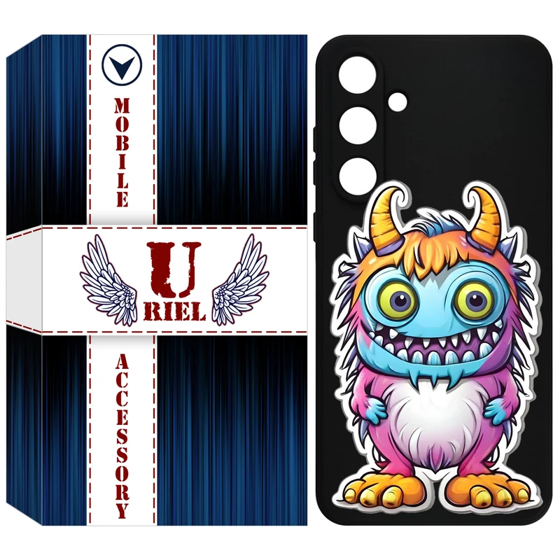 کاور یوریل مدل KSH کد 50 طرح میکروب مناسب برای گوشی موبایل سامسونگ Galaxy A35