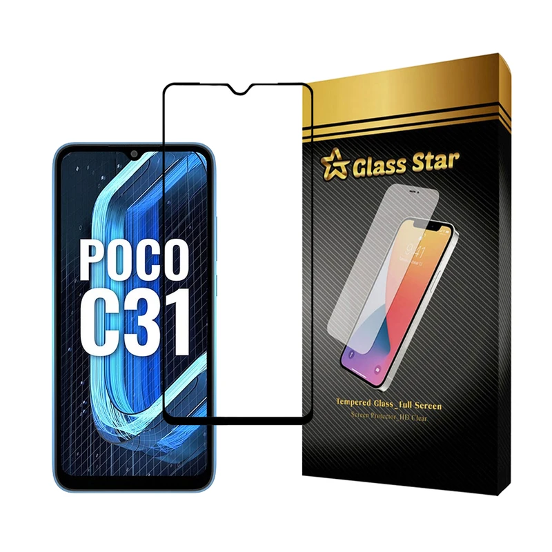 محافظ صفحه نمایش سرامیکی گلس استار مدل CERAMS مناسب برای گوشی موبایل شیائومی Poco C31