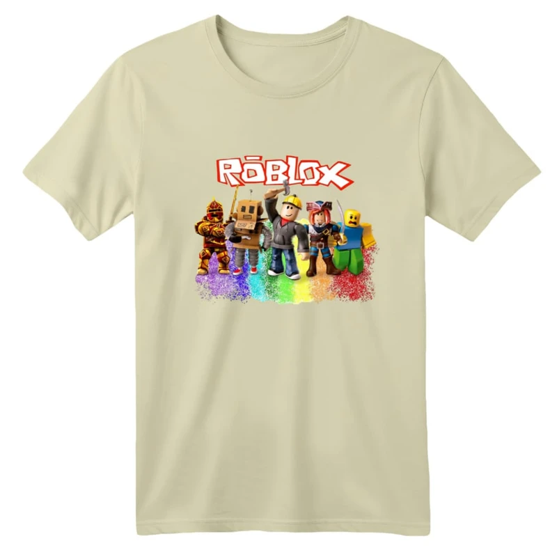 تی شرت آستین کوتاه بچگانه مدل روبلاکس کد 19