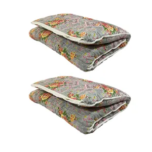 تشک مهمان مدل سفر خواب طرح مدرن یک نفره سایز 90x200 سانتی متر بسته دو عددی