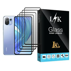 LKG LK Glass MIX004 Screen Protector For Xiaomi Mi 11 Lite Pack Of 4