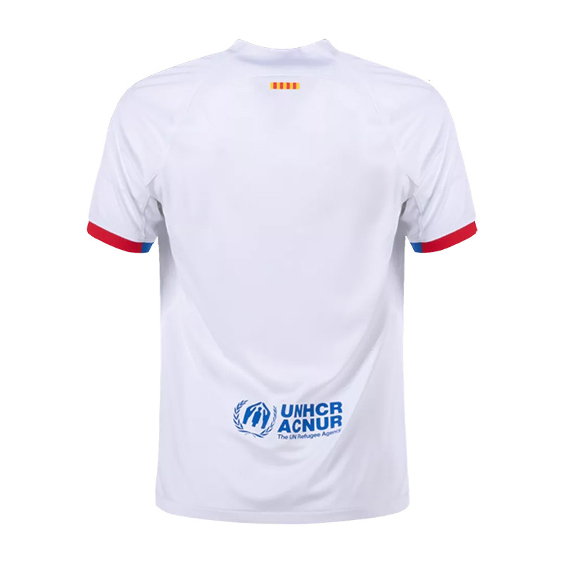 ست تیشرت و شلوارک ورزشی مردانه مدل بارسلونا کد Away 2024