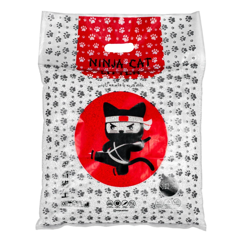 خاک بستر گربه نینجاکت مدل پریمیوم وزن 10 کیلوگرم