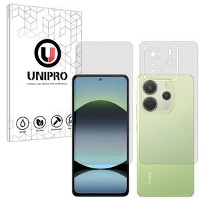 Unipro 5 Star Transparent Screen Protector for Xiaomi Redmi Note 14 4G with Back Protector