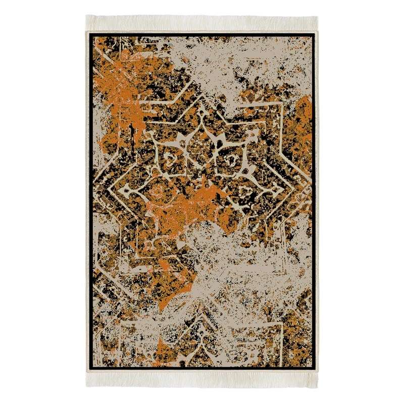 فرش پارچه‌ای دفه مدل فرشینه طرح مدرن کد 15