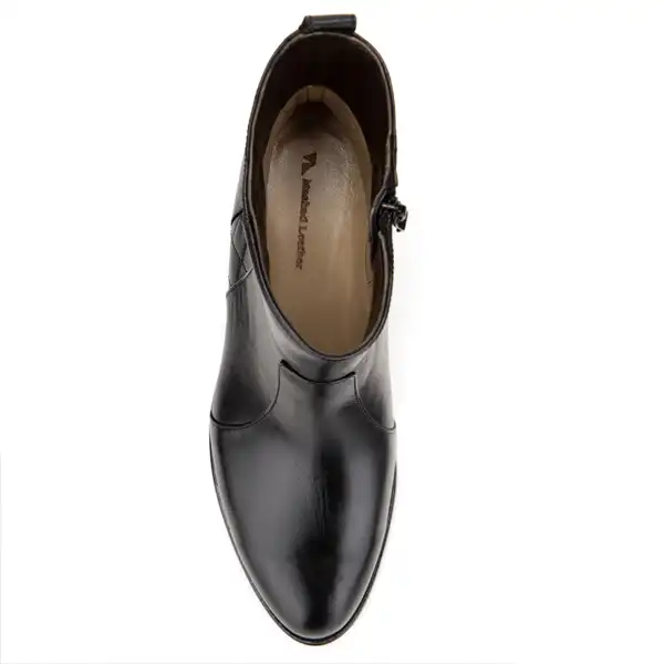 نیم بوت زنانه چرم مشهد مدل j2491