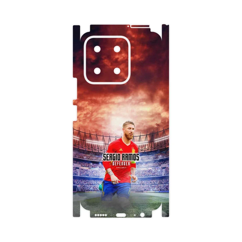 برچسب پوششی ماهوت مدل Sergio Ramos-FullSkin مناسب برای گوشی موبایل آنر X5b