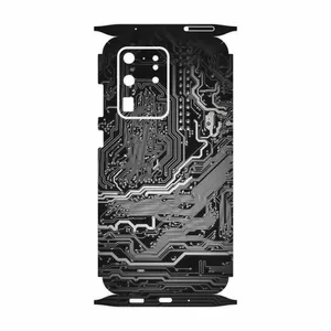 MAHOOT Black Printed Circuit Board-FullSkin Cover Sticker for Samsung Galaxy S20 Ultra