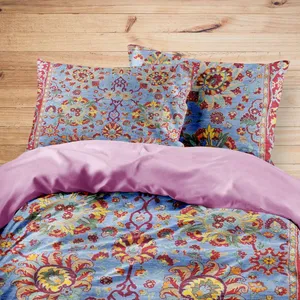 سرویس روتختی مدوپد طرح قالیچه بیجار مدرن شاه‌عباسی مدل C-bijar-M54 یک نفره 4 تکه