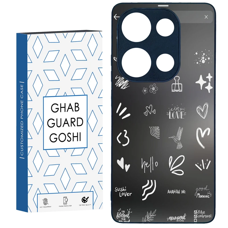 کاور قاب گارد گوشی طرح فانتزی کد TPU-211 مناسب برای گوشی موبایل شیائومی Redmi Note 13 Pro 4G / Poco M6 Pro 4G