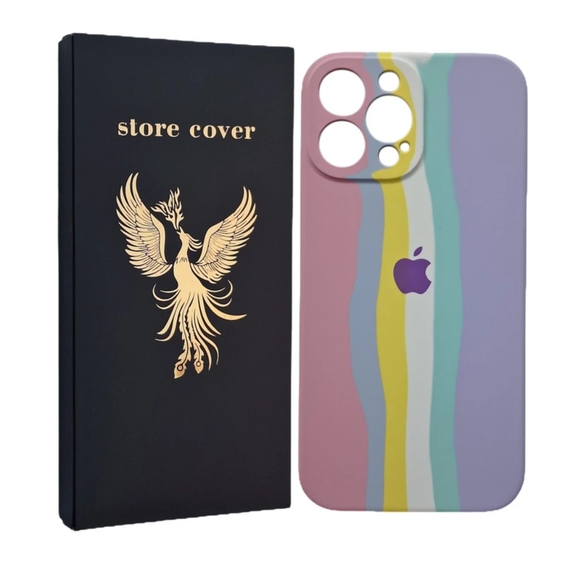 کاور استور کاور طرح سیلیکون آبرنگی مدل 13pro مناسب برای گوشی موبایل اپل lphone 13 Pro