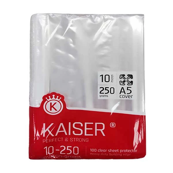 کاور کاغذ A5 کایزر کد sk702 بسته 100 عددی