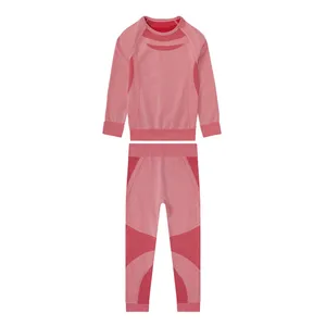 ست تی شرت و لگینگ بچگانه کریویت مدل SEAMLESS FILLE-056