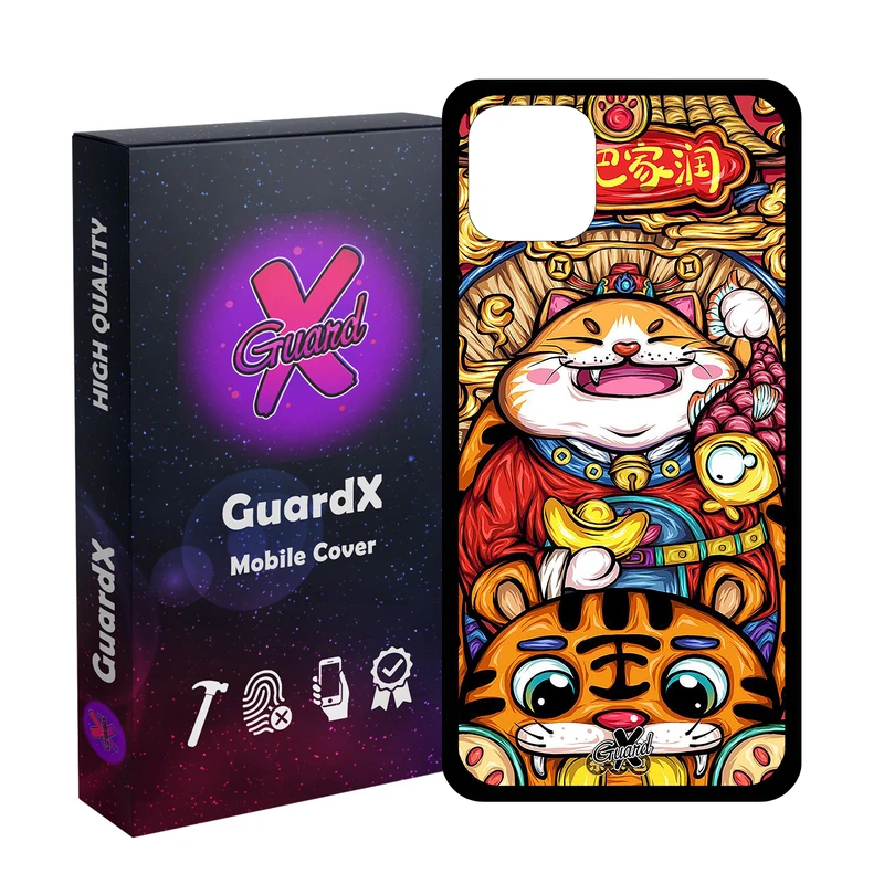 کاور گارد ایکس طرح گربه مدل Glass10440 مناسب برای گوشی موبایل اپل iPhone 11 Pro Max