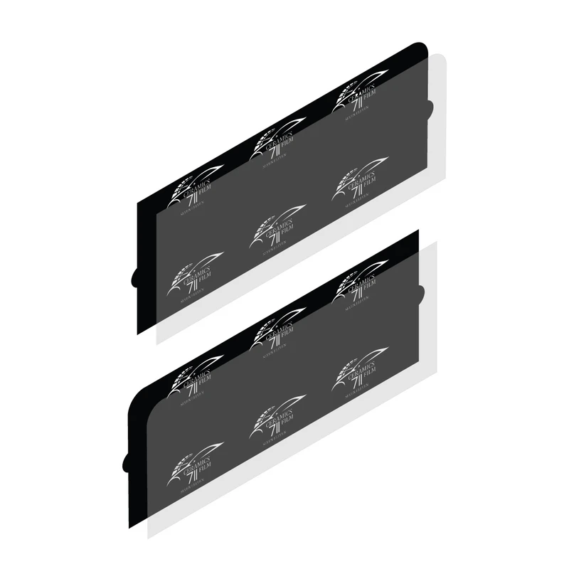 محافظ سرامیکی نمایشگر خودرو هفت یازده مدل لایت شیلد مناسب برای فیدلیتی پرستیژ بسته 2 عددی