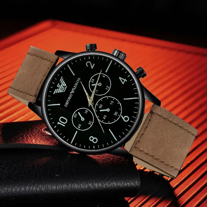 ساعت مچی عقربه‌ای مردانه مدل اسپرت سه موتور کد gh11