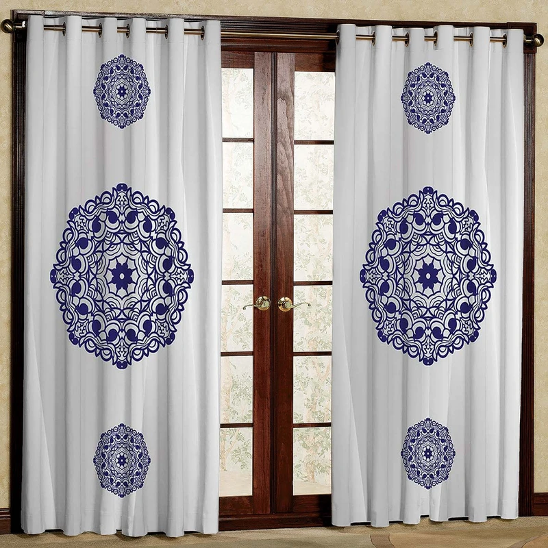 پرده مدل هازان پانچی کد m 1474 سایز 140x280 سانتی متر