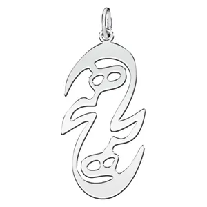 آویز گردنبند نقره زنانه ترمه 1 طرح هیچ کد mas 00542