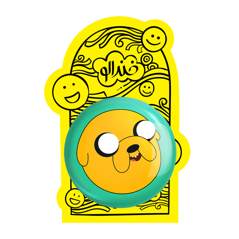 آینه جیبی خندالو مدل جیک وقت ماجراجویی Adventure Time  کد 20834