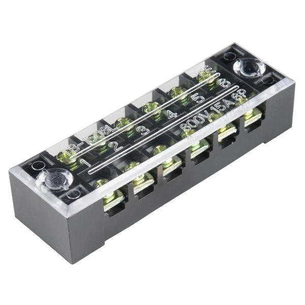 ترمینال مدل باکالیت قدرت 6 پیچ 25 آمپر کد TB-2506L