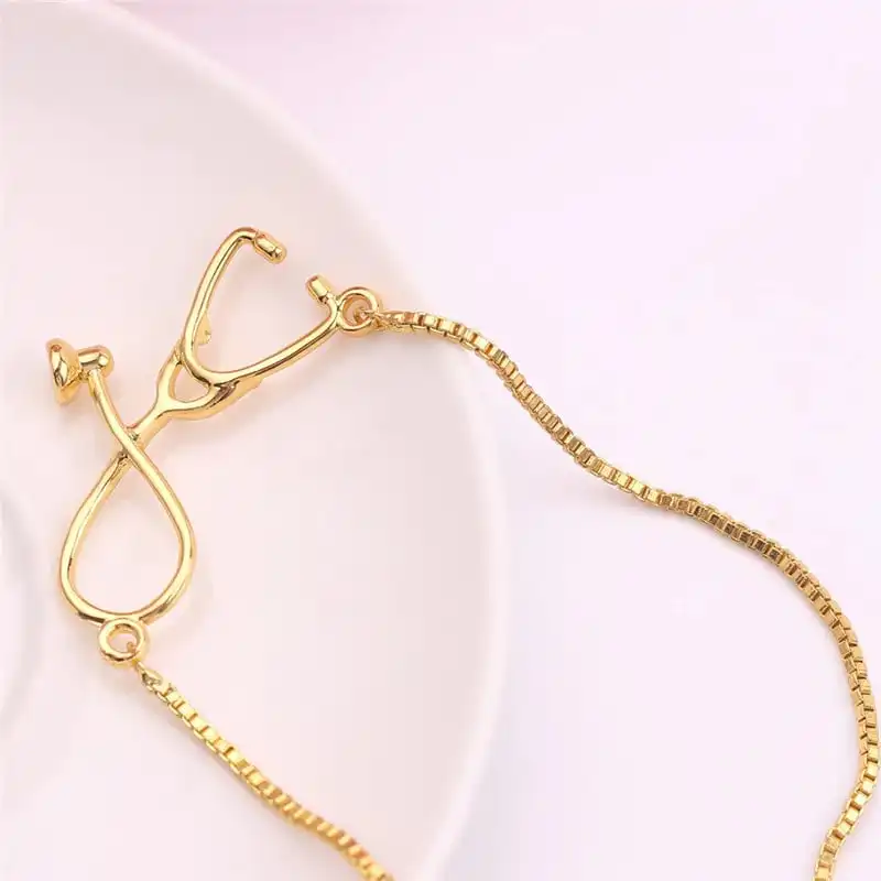 دستبند زنانه مدل گوشی پزشکی