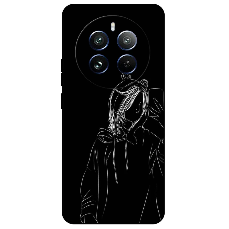 کاور مگافون طرح دخترانه مدل 1841 مناسب برای گوشی موبایل ریلمی 12 Pro / 12 Pro Plus