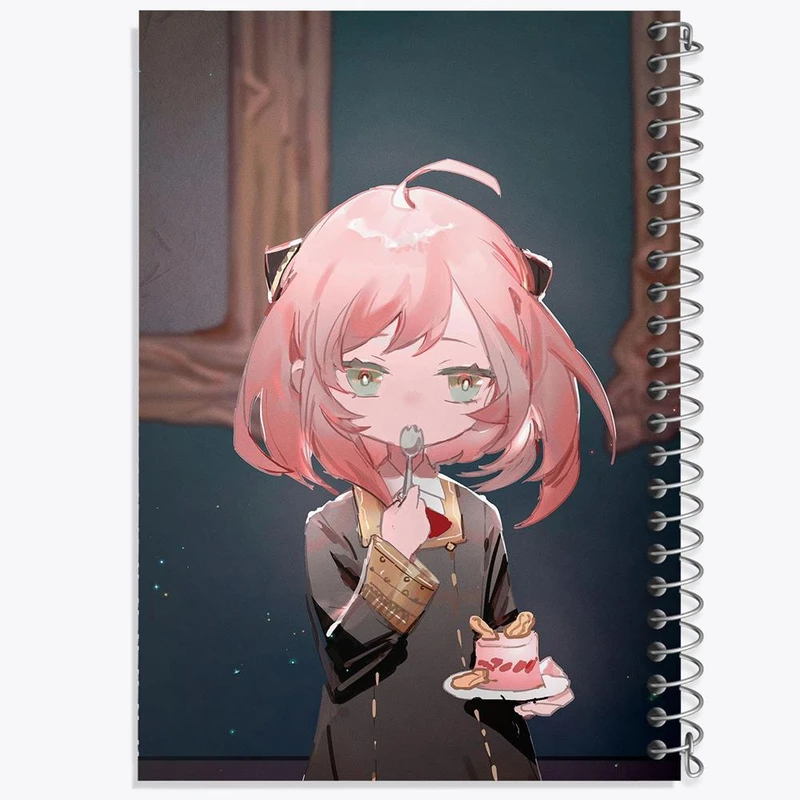 دفتر نت موسیقی 50 برگ خندالو مدل آنیا فورجر انیمه اسپای ایکس فمیلی Spy x Family کد 24198