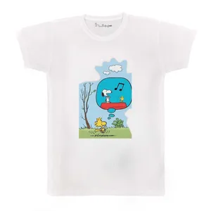 تی شرت بچگانه پرمانه طرح اسنوپی کد pmt.3694