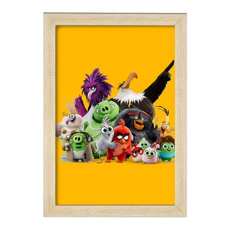 تابلو خندالو مدل پرندگان خشمگین Angry Birds  کد 13860