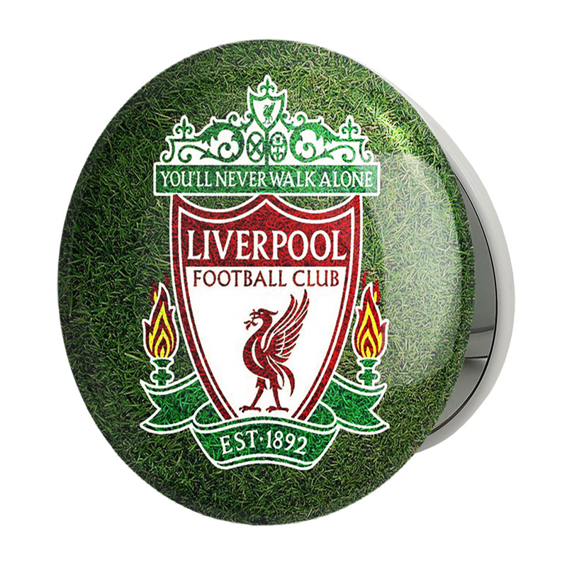 آینه جیبی خندالو طرح باشگاه لیورپول Liverpool مدل تاشو کد 1991 