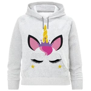 هودی دخترانه مدل تک شاخ F701