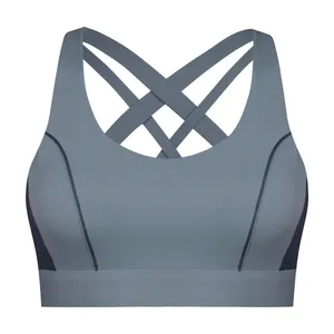 نیم تنه ورزشی زنانه ماییلدا مدل اسپورت پد ثابت پشت ضربدری کد 4849