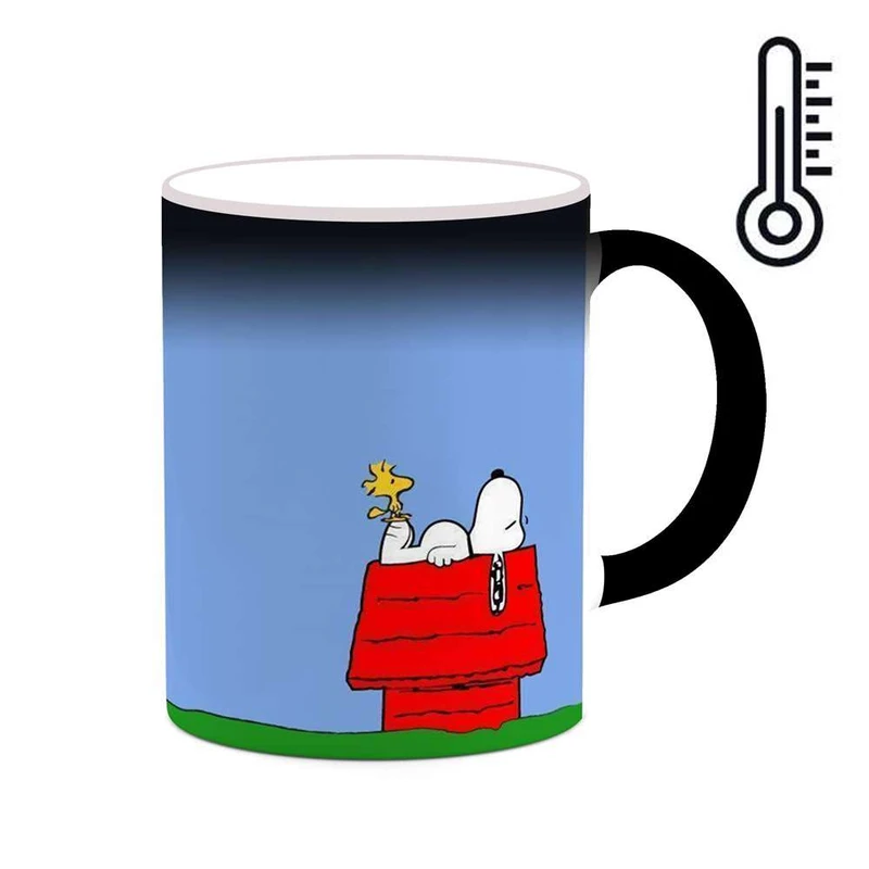 ماگ حرارتی کاکتی مدل کارتون Snoopy کد mgh23096