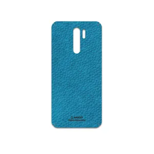 MAHOOT Blue-Leather Cover Sticker for Samsung Galaxy M01