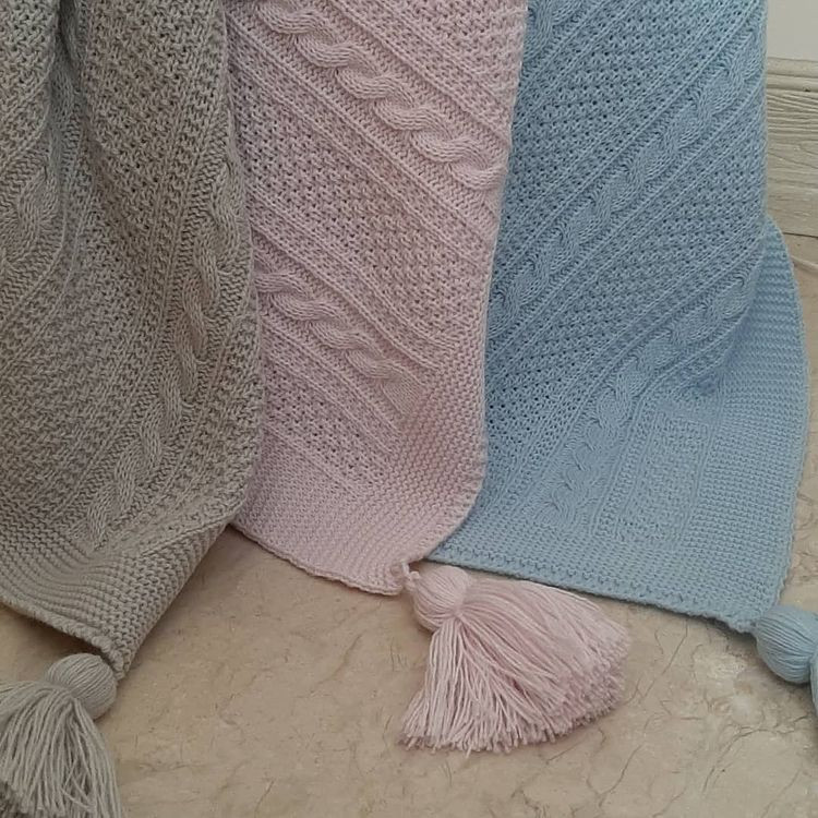 شال مبل وتخت طرح نگین سایز 170x110 سانتی متر