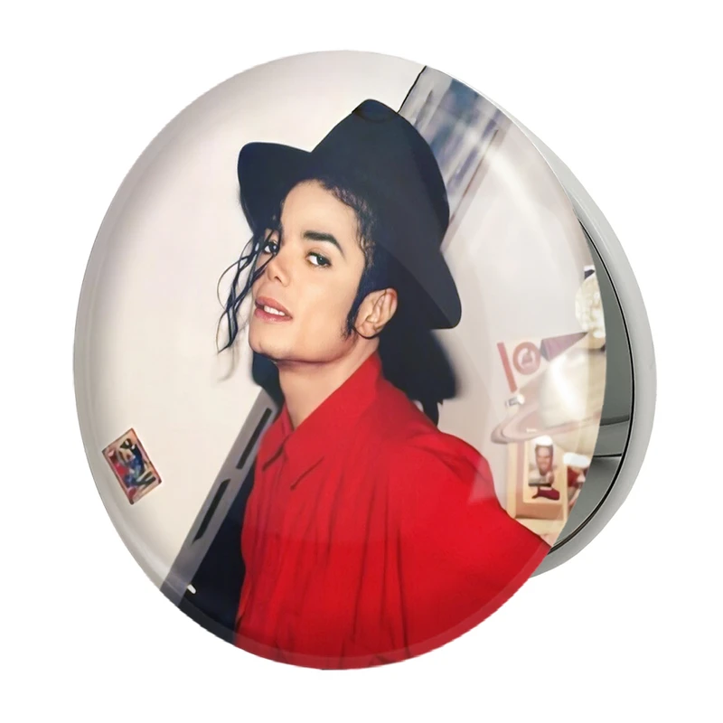 آینه جیبی خندالو طرح مایکل جکسون Michael Jackson مدل تاشو کد 19219 