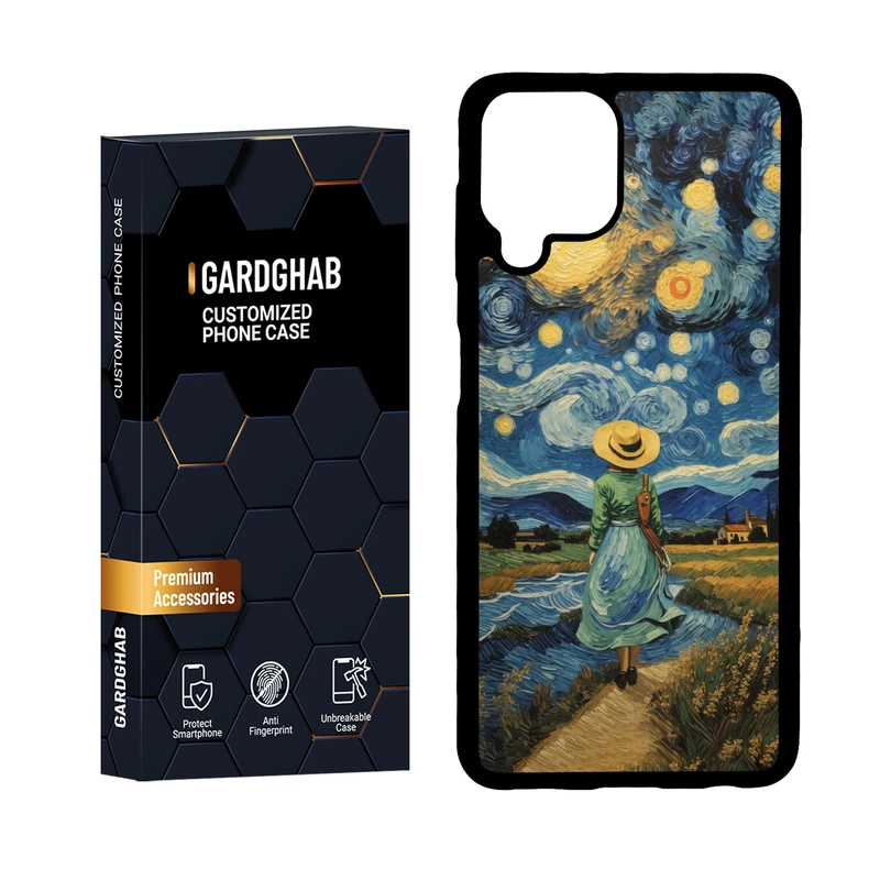 کاور گارد قاب مدل دورژله ای هنری مناسب برای گوشی موبایل سامسونگ Galaxy A22 4G