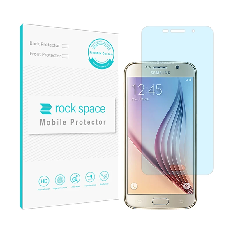 محافظ صفحه نمایش آنتی بلو راک اسپیس مدل HyBLU مناسب برای گوشی موبایل سامسونگ Galaxy S6