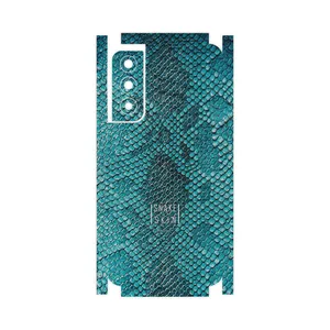 MAHOOT Blue Snake Skin-FullSkin Cover Sticker for Samsung Galaxy S21 FE 5G