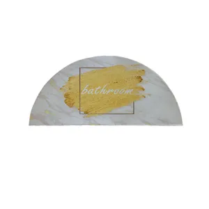  پادری مدل نیم دایره طرح حمام کد 8390 سایز 90×45 سانتی متر