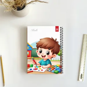 دفتر نقاشی 50 برگ انتشارات بله طرح پسرانه مهدکودک کد A4-L586