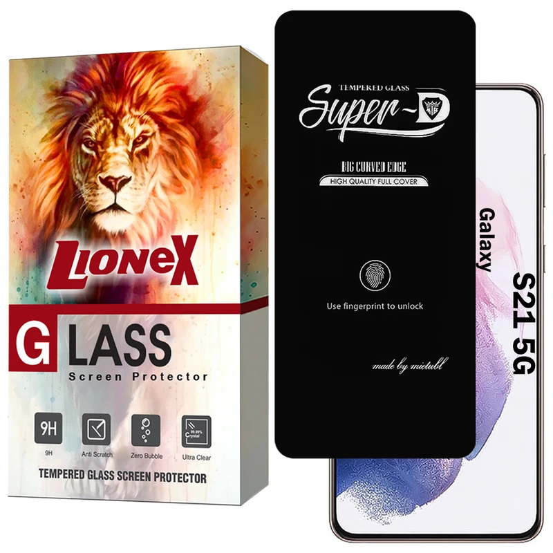 محافظ صفحه نمایش لایونکس مدل SUPERDNL مناسب برای گوشی موبایل سامسونگ Galaxy S21 5G