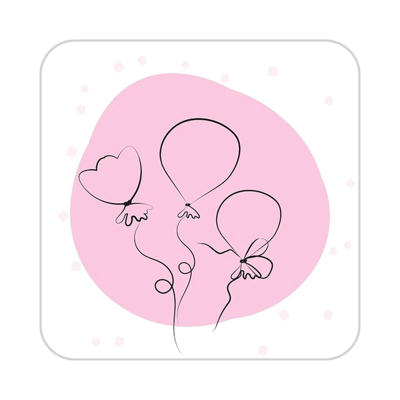 زیر لیوانی کاکتی طرح عاشقانه مدل mp37619