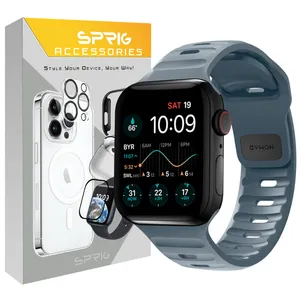 بند اسپریگ مدل Spig Sport strap مناسب برای اپل واچ سری 1/2/3/4/5/6/7/8/9/SE/Ultra سایز 42/44/45/49 میلی متری