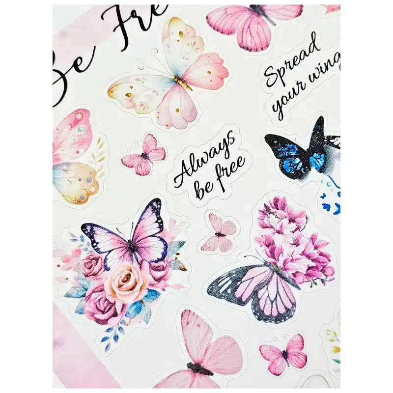 برچسب کاترینکا طرح برش خورده بولت ژورنال مدل Be Free بسته 34 عددی