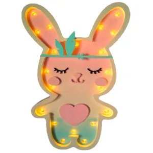 چراغ خواب اتاق کودک مدل خرگوش سرخپوست