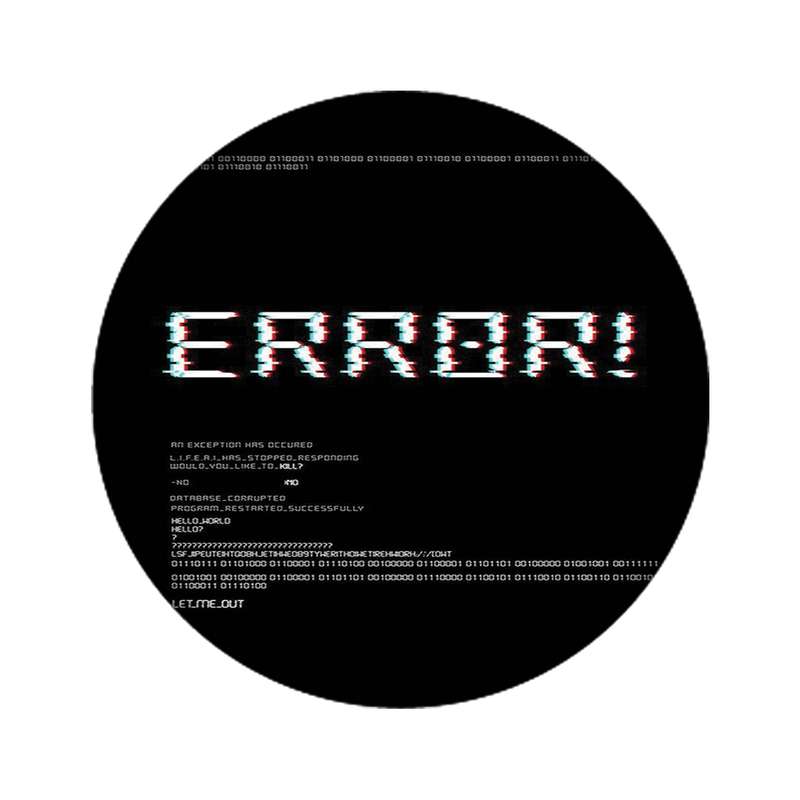 استیکر تزئینی موبایل مدل Error کد 3822