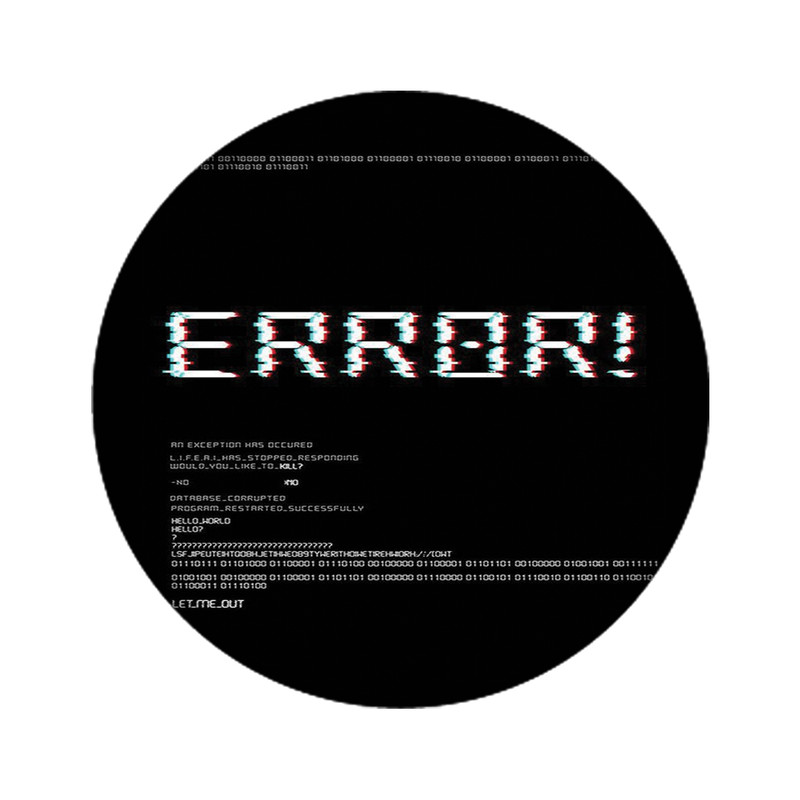 استیکر تزئینی موبایل مدل Error کد 3822